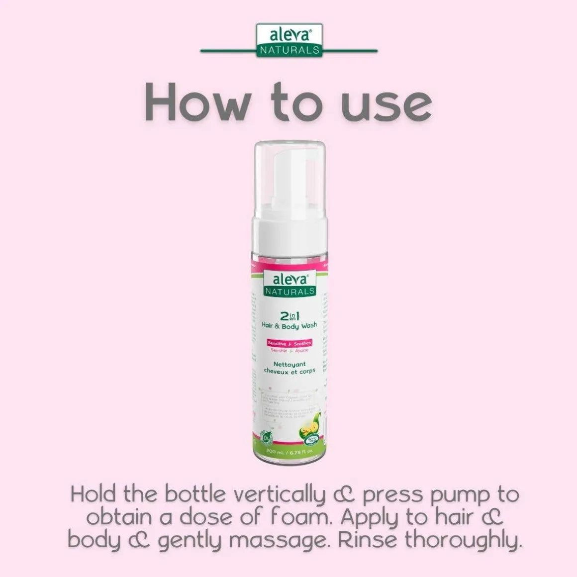 2 in 1 Hair & Body Wash (200 mL)