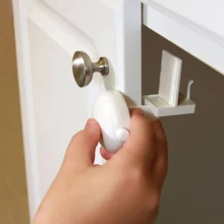 Adhesive Double Door Lock