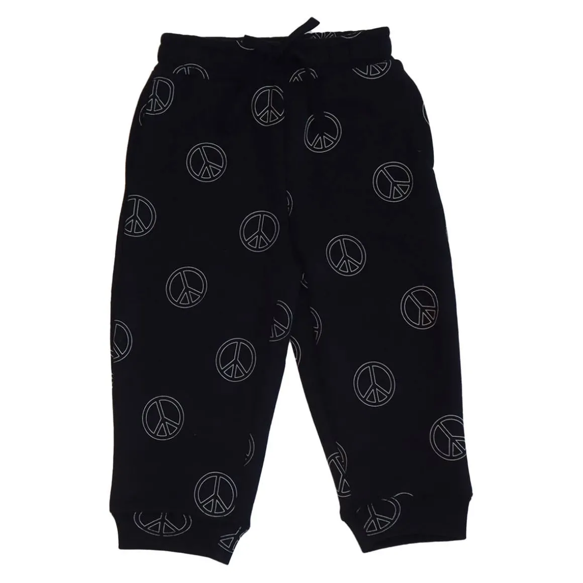 All Over Peace Sign Oversized Jogger