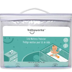 Bamboo Quilted & Fitted Crib Mattress Protector