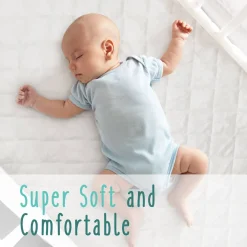 Bamboo Quilted & Fitted Crib Mattress Protector