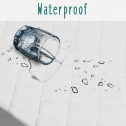 Bamboo Quilted & Fitted Crib Mattress Protector