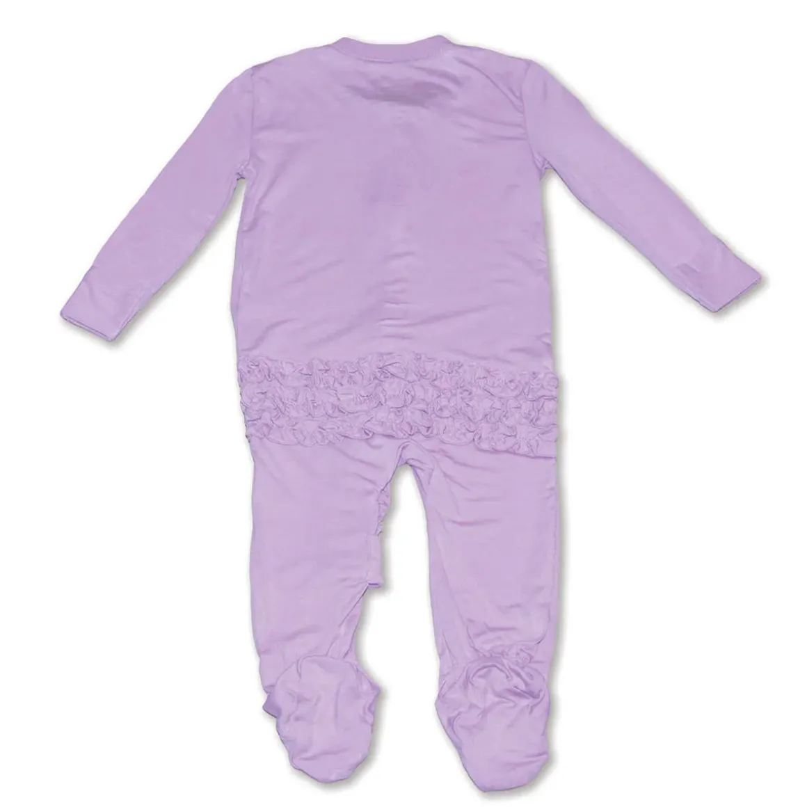Bamboo Ruffle Footie (Solid)