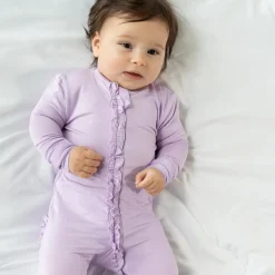 Bamboo Ruffle Footie (Solid)