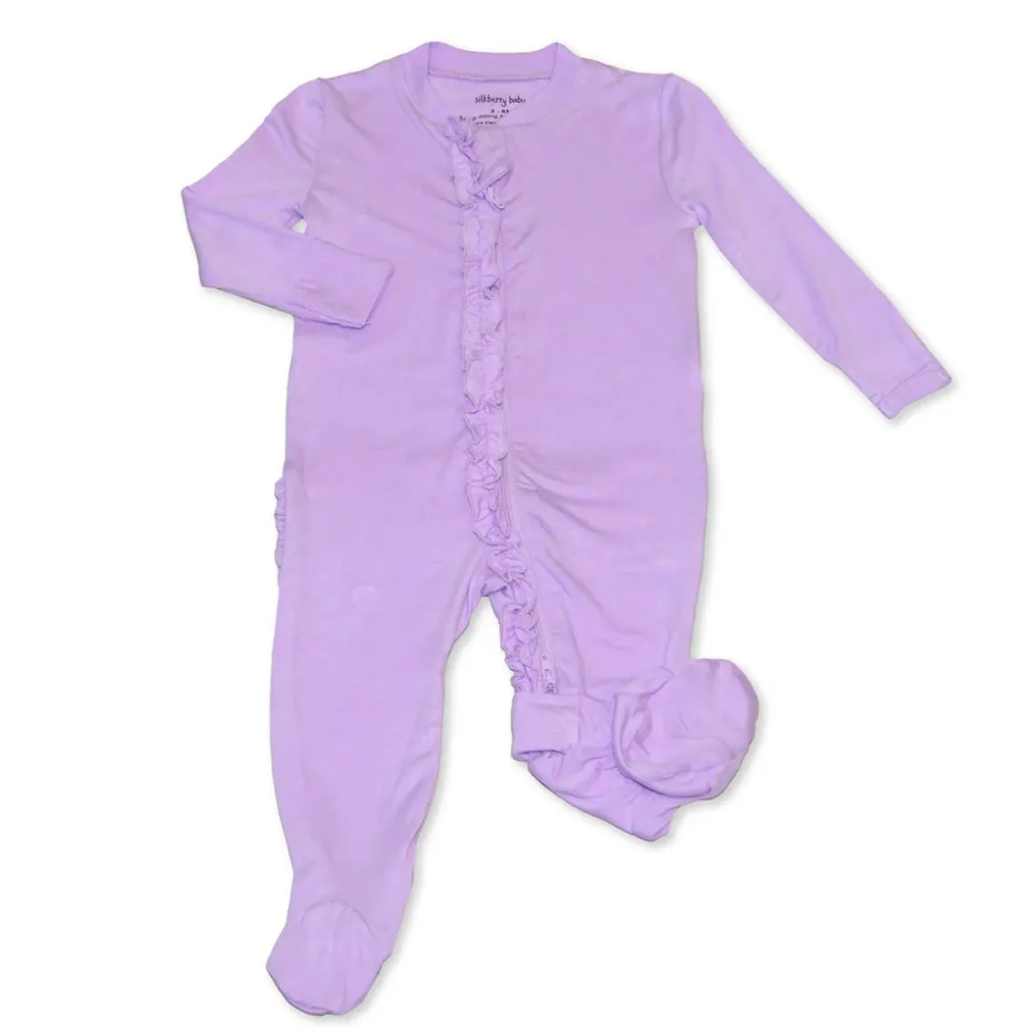 Bamboo Ruffle Footie (Solid)