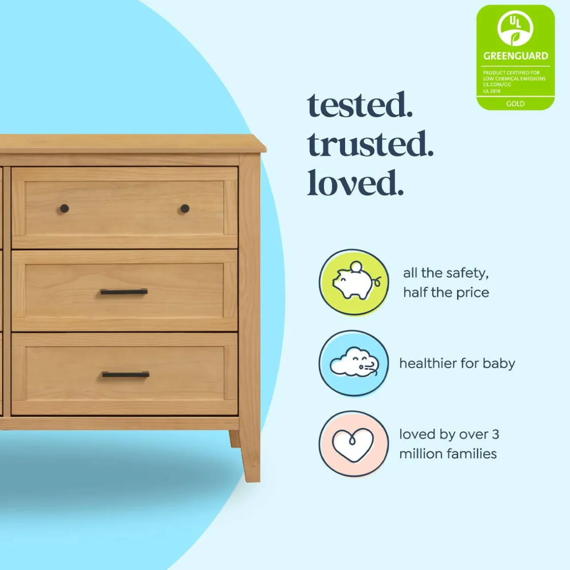 Beau 6 Drawer Dresser