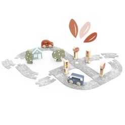 Car Track Puzzle with 2 Cars