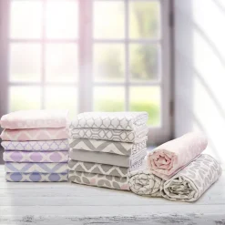 Change Pad Cover Flannel with Slits (Print)