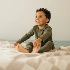 Checkered Plush Baby Blanket