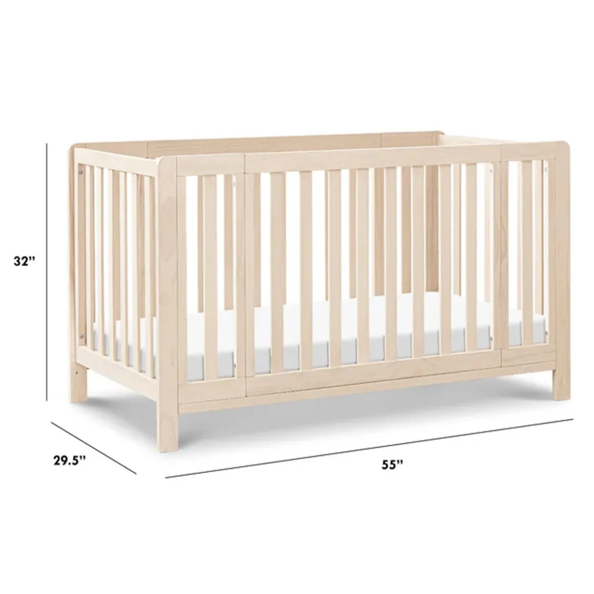 Colby Grow 6-in-1 Convertible Bassinet to Crib