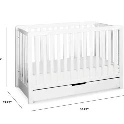 Colby 4-in-1 Convertible Crib with Trundle
