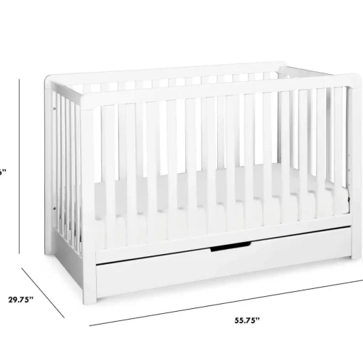 Colby 4-in-1 Convertible Crib with Trundle