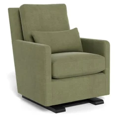 Como Glider - European Fabric with Espresso Base