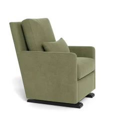 Como Glider - European Fabric with Espresso Base