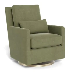Como Glider - European Fabric with Swivel Base