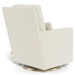 Como Glider - Faux Sheepskin with Swivel Base