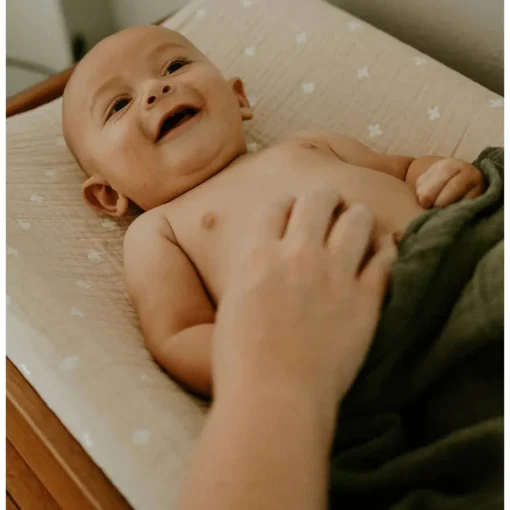 Cotton Muslin Changing Pad Cover
