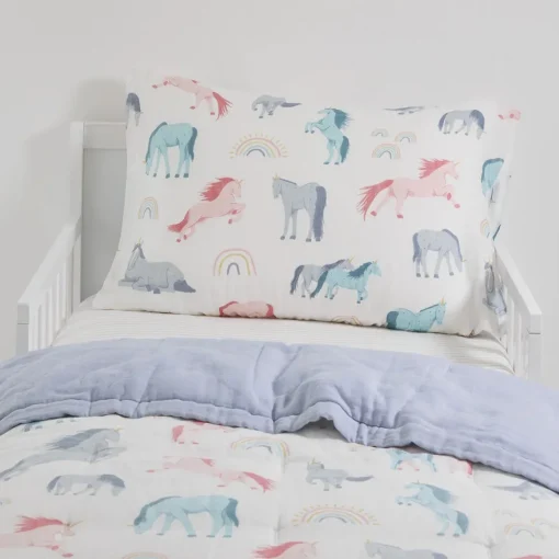 Cotton Muslin Toddler Bedding Set