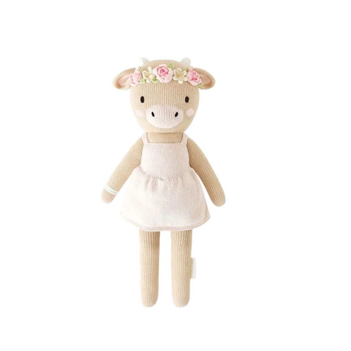 Cow Mini Knit Doll