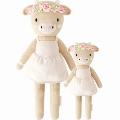 Cow Mini Knit Doll