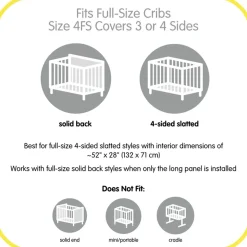 Deluxe Mesh Crib Liner