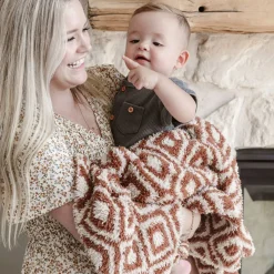 Double Layer Bamboni Receiving Blanket