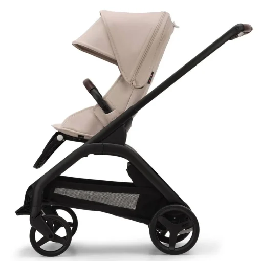 Dragonfly Complete Stroller (Black Frame) - Desert Taupe