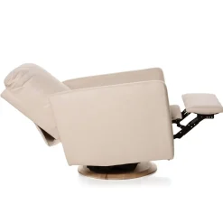 Drew Recliner Swivel Glider with Wood Base (Grade C)