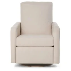 Drew Swivel Glider with Power Recline Wood Base (Grade D)