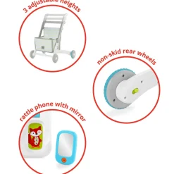 Explore & More Grow Along 4-in-1 Activity Walker