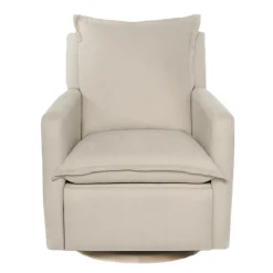 Flynn Swivel Glider with Power Recline Wood Base (Grade C)