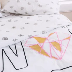 Full Duvet Set - Paper Hearts