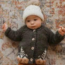 Garter Stitch Forest Cardigan