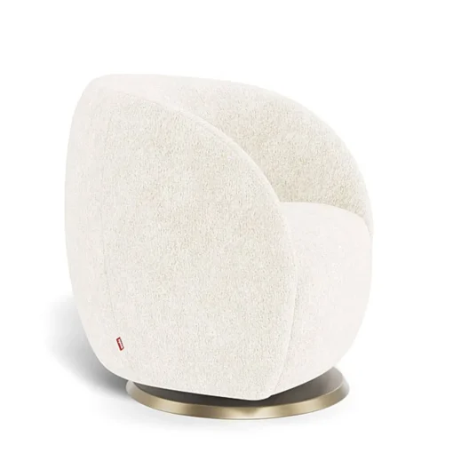 Gem Swivel Glider - Faux Sheepskin