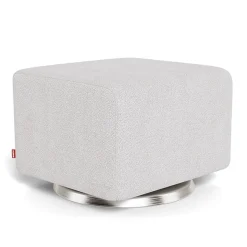 Gliding Ottoman - Fabric with Swivel Base