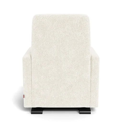 Grano Glider Recliner - Faux Sheepskin with Espresso Base