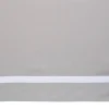 Grey Shirred Crib Skirt