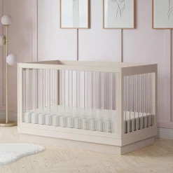 Harlow 3-in-1 Acrylic Crib