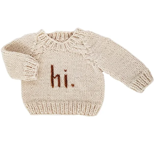 hi. Crew Neck Sweater