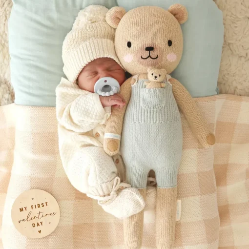 Honey Bear Big Knit Doll