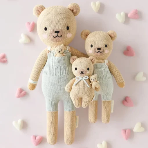 Honey Bear Big Knit Doll