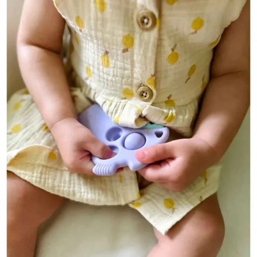Itzy Pop Silicone Teether with Sensory Popper