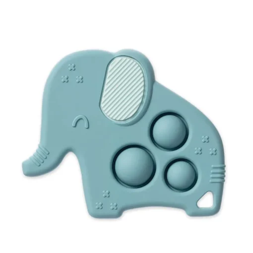 Itzy Pop Silicone Teether with Sensory Popper