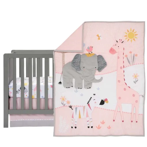 Jazzy Jungle 3 Piece Crib Set