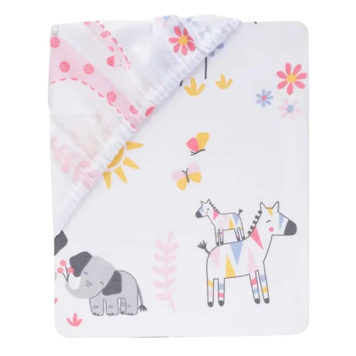 Jazzy Jungle Crib Sheet