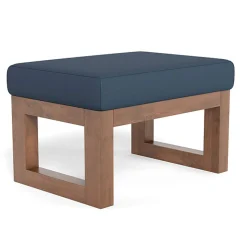 Joya Ottoman - Enviroleather Fabric