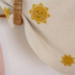 Juwel with Embroidery Suns Allover