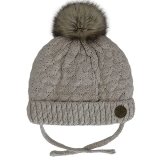 Knit Pom Pom Hat