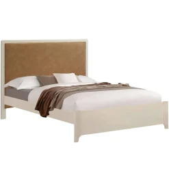 Kyoto Double Bed with Upholstered Panel