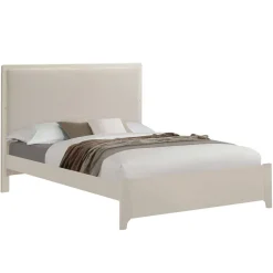 Kyoto Double Bed with Upholstered Panel